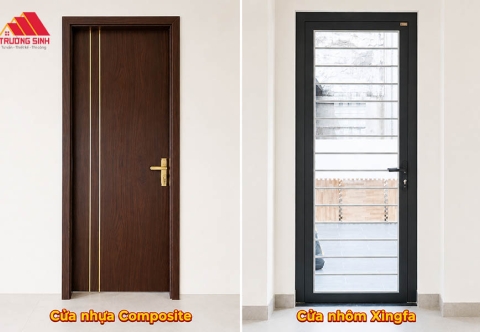 So sánh cửa nhựa Composite và cửa nhôm Xingfa chi tiết